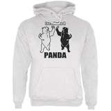 Let's Make A Panda Funny Charcoal Heather Adult Hoodie