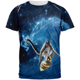 Surfing Spider Monkey IN SPACE All Over Adult T-Shirt