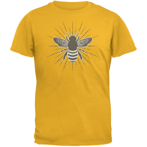 Bumble Bee Rays Gold Adult T-Shirt