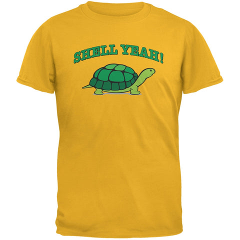 Shell Yeah Gold Adult T-Shirt