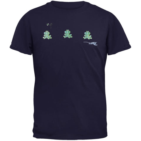 Pond Frog Embroidered T-Shirt