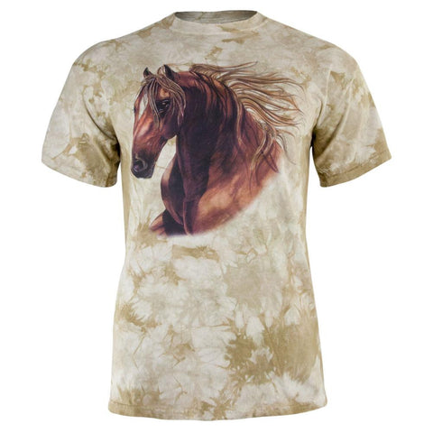 Quarter Horse Tie-Dye Adult T-Shirt