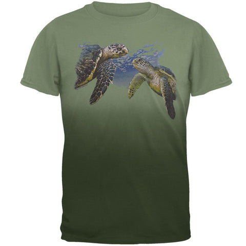 Sea Turtles Under Water Adult T-Shirt