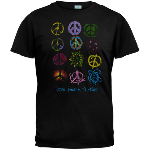 Love Peace Turtles Adult T-Shirt