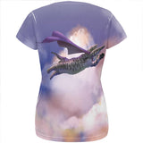 Flying Supercat All Over Womens T-Shirt