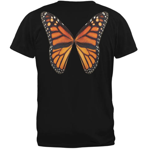Monarch Butterfly Wings Costume Black Youth T-Shirt