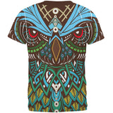 Trippy Owl All Over Adult T-Shirt
