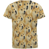 Doge Meme All Over Adult T-Shirt