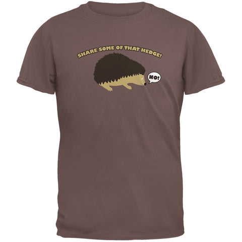 Hedge Hogger Chestnut Adult T-Shirt