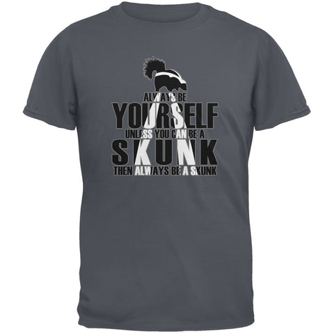 Always be Yourself Skunk Charcoal Youth T-Shirt