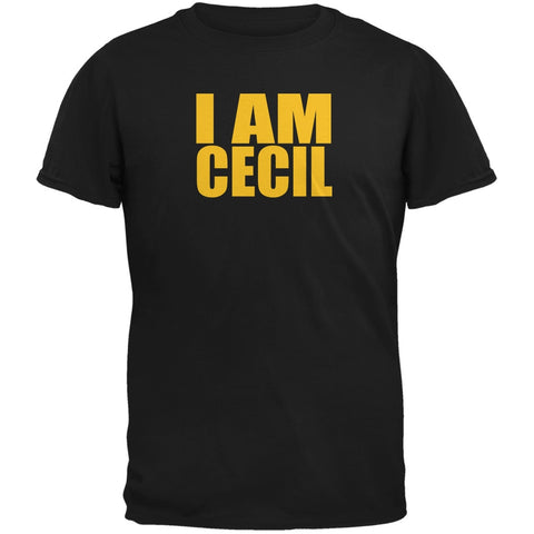 I Am Cecil Black Adult T-Shirt