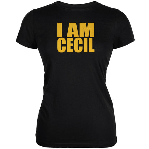 I Am Cecil Black Juniors Soft T-Shirt