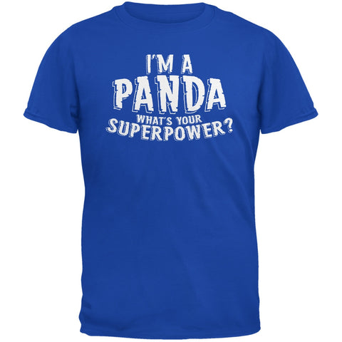 I'm A Panda What's Your Superpower Royal Adult T-Shirt