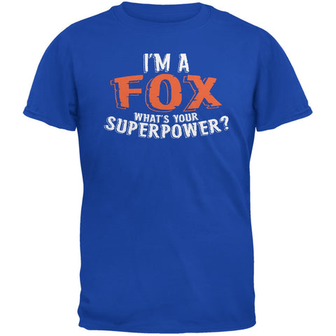I'm A Fox What's Your Superpower Royal Adult T-Shirt