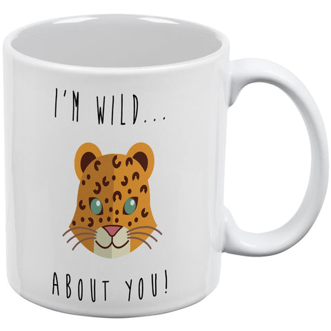 Im Wild About You Tiger White All Over Coffee Mug