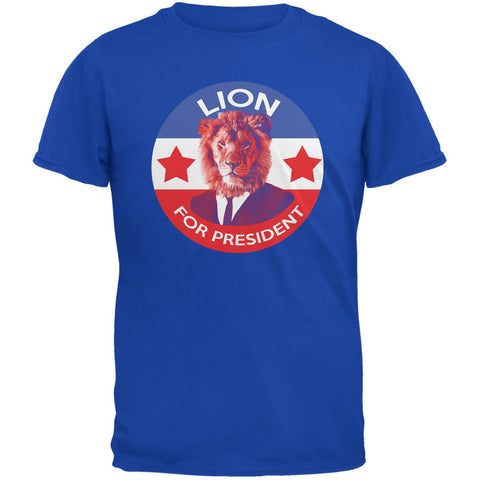 Election 2016 Lion For President Royal Adult T-Shirt