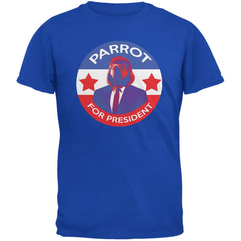 Election 2016 Parrot For President Royal Adult T-Shirt