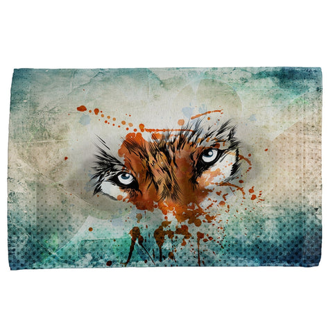 Timber Wolf Watercolor All Over Sport Towel