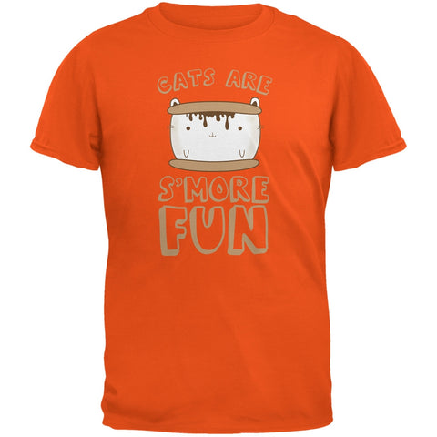 Cats Are S'More Fun Orange Youth T-Shirt