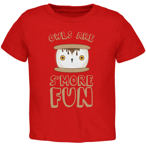Owl Are S'More Fun Red Toddler T-Shirt