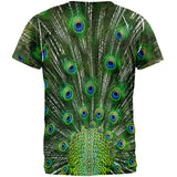 Peacock Feathers Costume All Over Adult T-Shirt