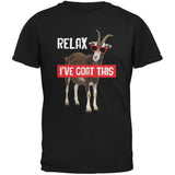 Relax I've Goat This Metro Blue Adult T-Shirt