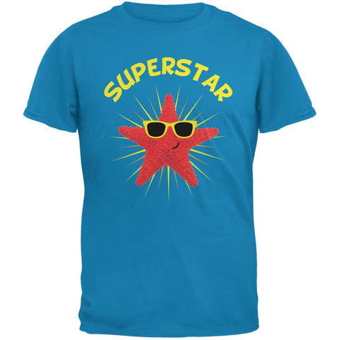 Starfish Superstar Sapphire Blue Adult T-Shirt