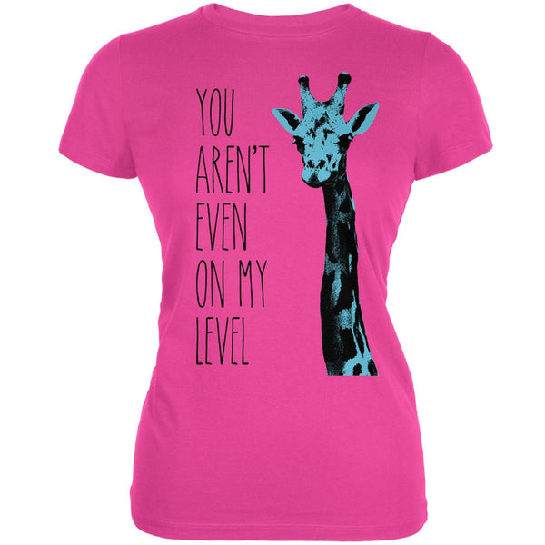 Giraffe Short Sleeve Tee, You aren't Even On My Level 100% Cotton