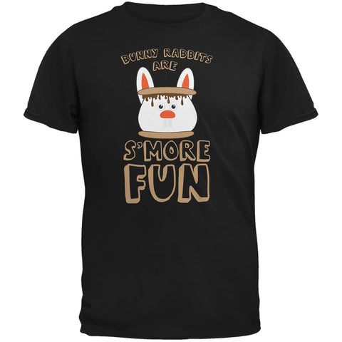 Rabbits Are S'More Fun Black Youth T-Shirt