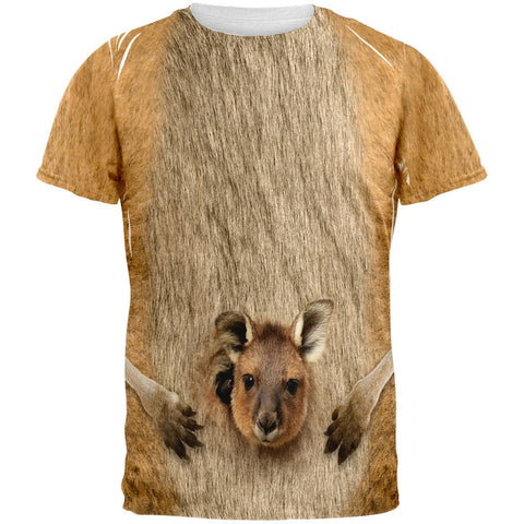 Halloween Kangaroo Costume All Over Adult T-Shirt