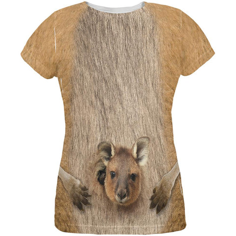Halloween Kangaroo Costume All Over Womens T-Shirt