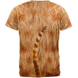 Halloween Orange Cat Costume All Over Adult T-Shirt