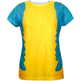 Halloween Costume Blue & Yellow Parrot Macaw Costume All Over Womens T-Shirt