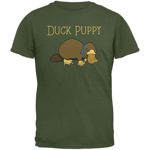 Duck Puppy Platypus Military Green Youth T-Shirt