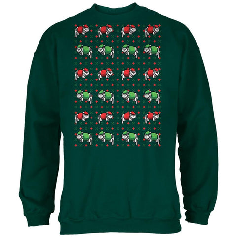 Meowwy Christmas Ugly XMas Sweater Forest Adult Sweatshirt