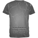 Cocker Spaniel Live Forever All Over Adult T-Shirt