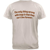 English Bulldog Live Forever All Over Adult T-Shirt