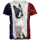 French Bulldog Live Forever All Over Adult T-Shirt