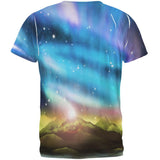 Rainbow Galaxy Bear All Over Adult T-Shirt