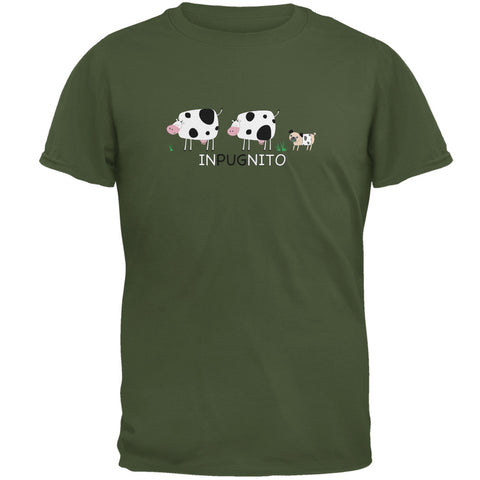 INPUGNITO Cow City Green Womens Organic T-Shirt