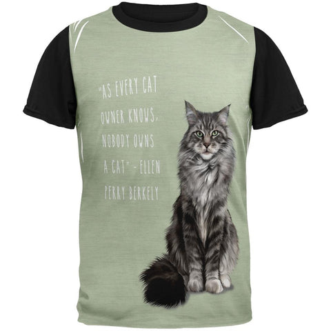 Koon Kat Quote Adult Black Back T-Shirt