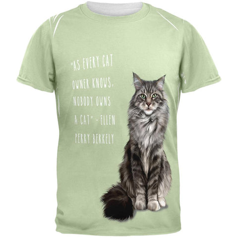 Koon Kat Quote All Over Adult T-Shirt