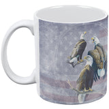 Eagle Trio America White All Over Coffee Mug