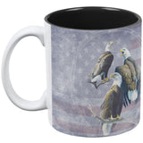 Eagle Trio America White All Over Coffee Mug