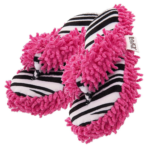 Zebra Catching Some ZZZs Women's Spa Slippers