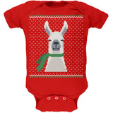 Ugly Christmas Sweater Big Llama Soft Baby One Piece