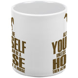Always Be Yourself Horse White All Over Coffee Mug Set Of 2