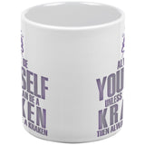 Always Be Yourself Kraken White All Over Coffee Mug Set Of 2