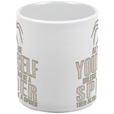 Always Be Yourself Spider White All Over Coffee Mug Set Of 2
