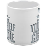 Always Be Yourself Crane White All Over Coffee Mug